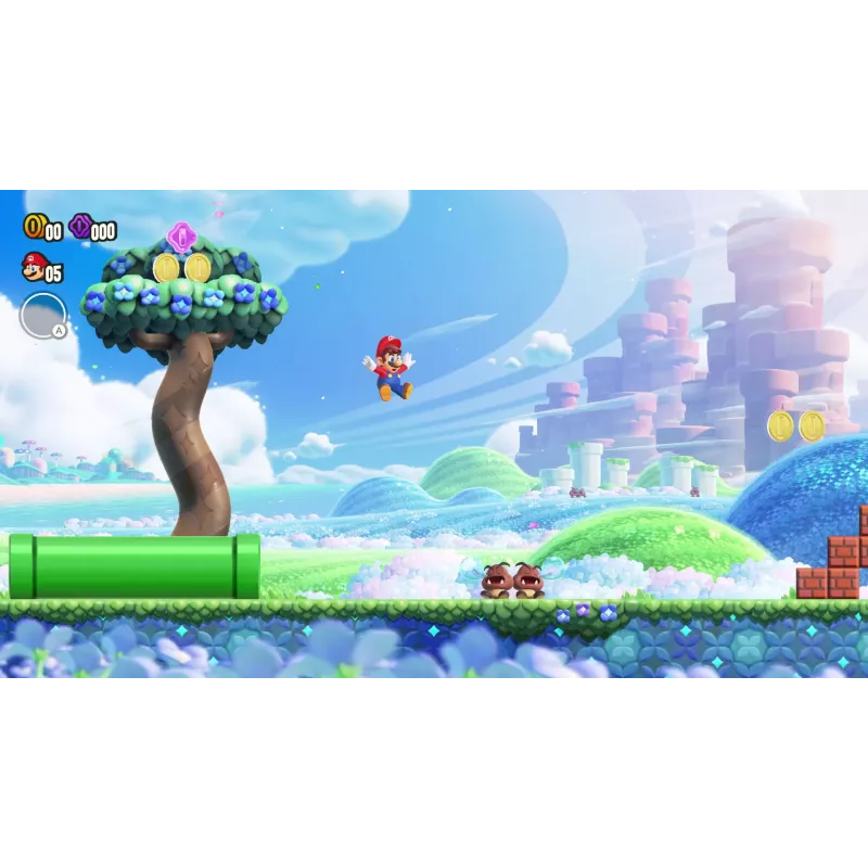 Nintendo Super Mario Bros. Wonder Standarta izdevums Tradicionālā ķīniešu, vācu, holandiešu, angļu, spāņu, franču, itāļu, japāņu, korejiešu, portugāļu, krievu valodā Nintendo Switch