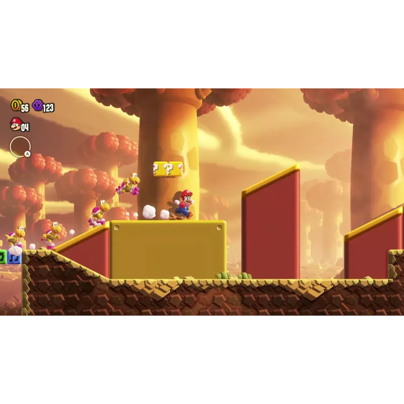 Nintendo Super Mario Bros. Wonder Standarta izdevums Tradicionālā ķīniešu, vācu, holandiešu, angļu, spāņu, franču, itāļu, japāņu, korejiešu, portugāļu, krievu valodā Nintendo Switch