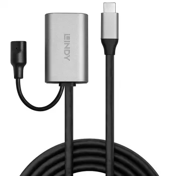 Lindy 5m USB 3.2 Gen 1 C/A aktīvais pagarinātājs, 5 m, USB C, USB A, USB 3.2 Gen 1, Sudrabs