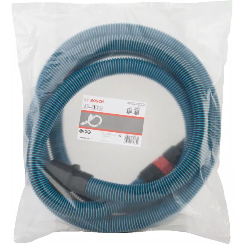 Bosch 2 608 000 566 putekļu sūcēja šļūtene, elastīga, 3,5 cm, piemērota cilindriskajiem sūcējiem