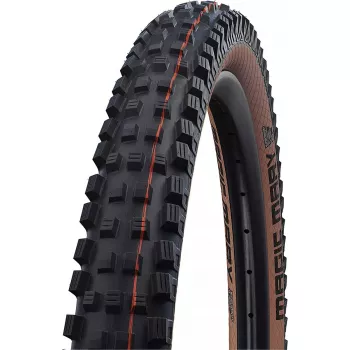 Riepa velosipēdam Schwalbe Magic Mary Super Gravity — melna/bronza