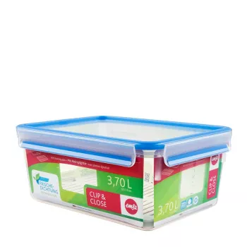 EMSA 512888 taisnstūra pārtikas uzglabāšanas trauks 3,7 L caurspīdīgs 1 gab.