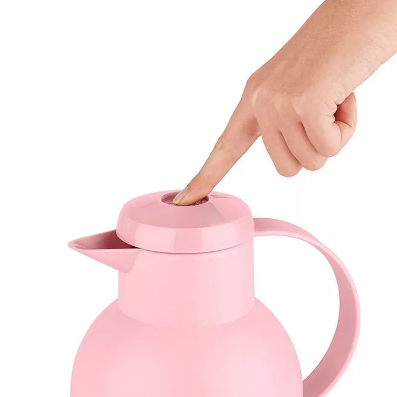 EMSA F40103 Rozā termoss ar stikla ieliktni 1,0 L