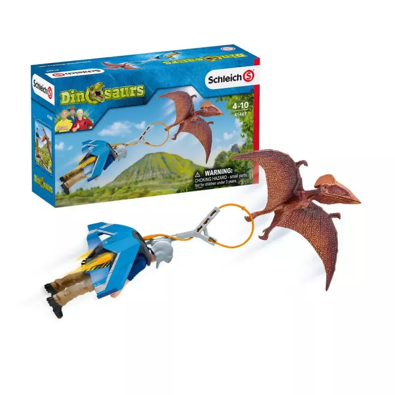 Rotaļu komplekts Schleich Dinozauri Reaktīvā mugursomas medības