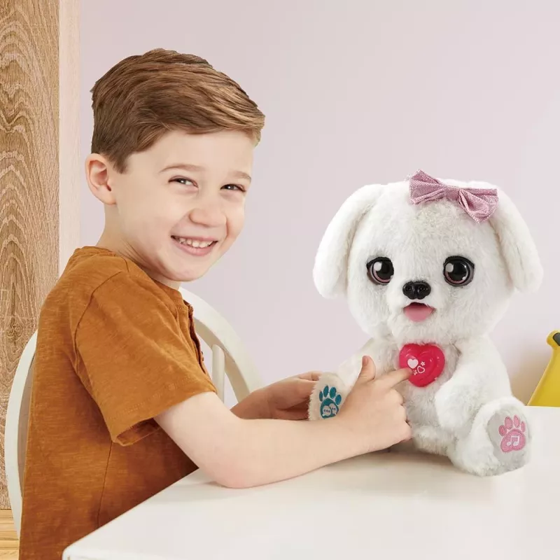 Mīkstā rotaļlieta VTech Schlecki — interaktīvs plīša kucēns