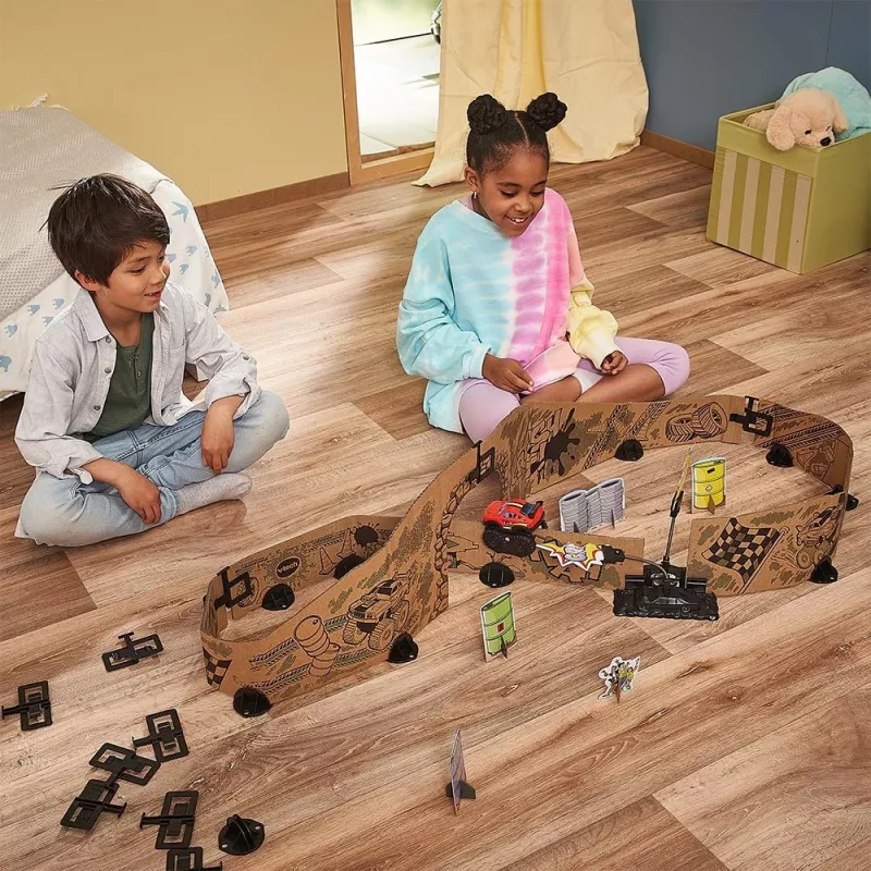 VTech Car-Board Racers 563904, autiņi no kartona, 5+ gadi, AA baterijas