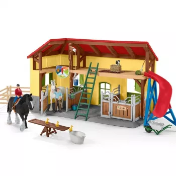 Schleich FARM WORLD Zirgu stallis, Daudzkrāsains, Plastmasa