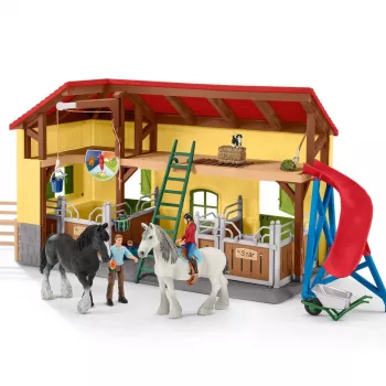 Schleich FARM WORLD Zirgu stallis, Daudzkrāsains, Plastmasa