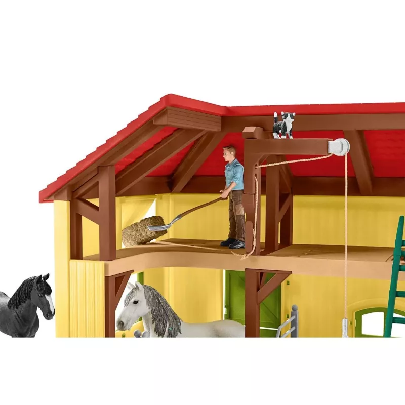 Schleich FARM WORLD Zirgu stallis, Daudzkrāsains, Plastmasa