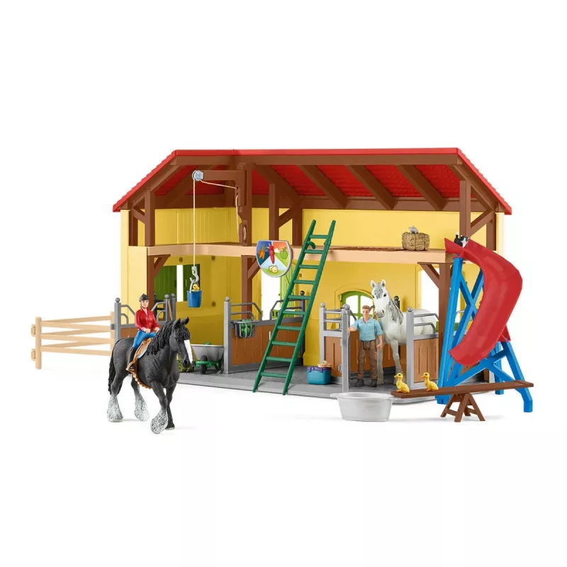 Schleich FARM WORLD Zirgu stallis, Daudzkrāsains, Plastmasa