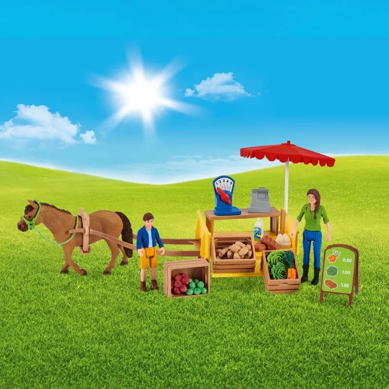 Mobilais zemnieku stends Schleich Farm Life Sunny Day 42528