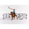 Schleich Cowgirl Team Roping Fun komplekts, 3-8 gadi, daudzkrāsains
