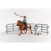 Schleich Cowgirl Team Roping Fun komplekts, 3-8 gadi, daudzkrāsains