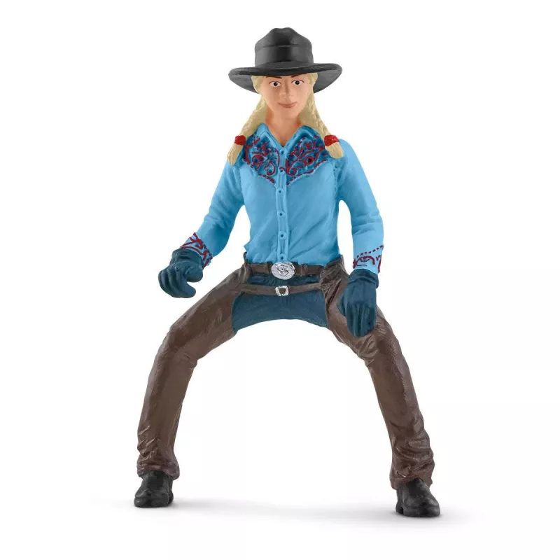 Schleich Cowgirl Team Roping Fun komplekts, 3-8 gadi, daudzkrāsains