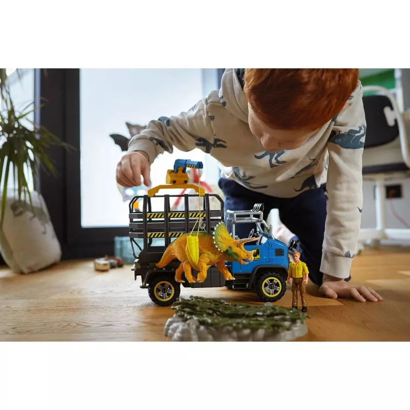 Schleich Dinosaurs 42565 Dino Truck Mission rotaļu transportlīdzeklis