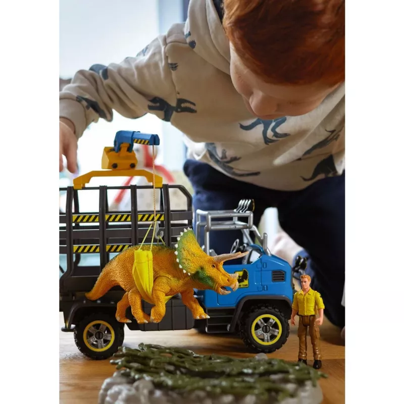 Schleich Dinosaurs 42565 Dino Truck Mission rotaļu transportlīdzeklis