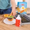 Melissa & Doug Flip & Fry Grill Play Set ar Water WOW krāsu mainošu rotaļu ēdienu, pirmsskolas rotaļlieta, vecumam no 3 gadiem