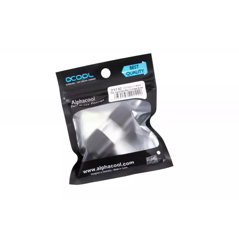 Alphacool 29142 Dzesēšanas sistēmas filtrs Akrils Acetāls Melns Caurspīdīgs 1/4 collas