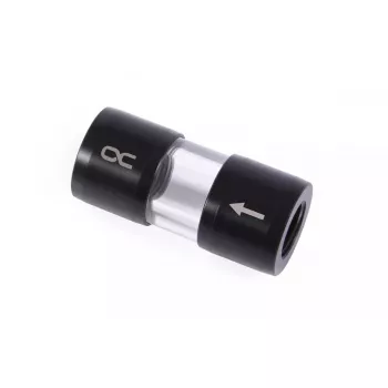 Alphacool 29142 Dzesēšanas sistēmas filtrs Akrils Acetāls Melns Caurspīdīgs 1/4 collas