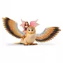 schleich BAYALA Lidojošā feja uz Glam-Pūces, 5+ gadi, Saules elfi, Vienradži & Fejas, Daudzkrāsains, Plastmasa