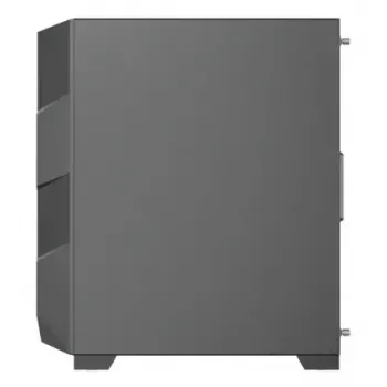 PC Midi Tower korpuss XILENCE Performance A+ BREEZE II — melns, rūdīts stikls, ATX/Micro-ATX/Mini-ITX, 3x140mm priekšā, 1x120mm aizmugurē