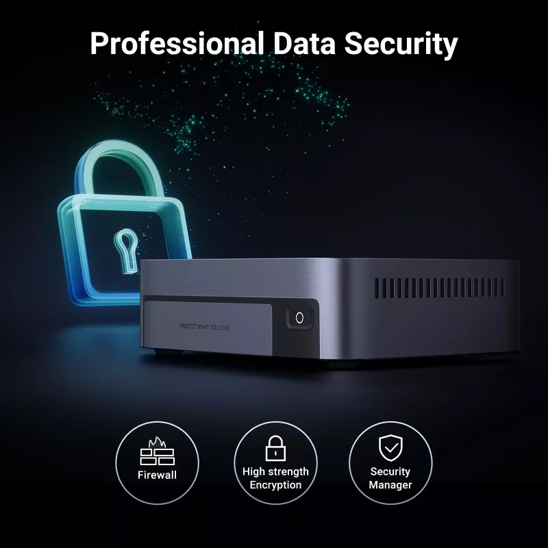 Ugreen DXP480T Plus NAS darbvirsmas Intel® Core™ i5 8 GB DDR5 pelēks