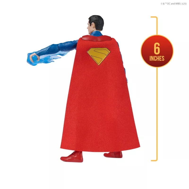 DC Comics SUPERMAN Epic Strike darbības figūra, 15 cm, autentisks filmas stils, 2 aksesuāri, rotaļlieta bērniem no 4 gadiem