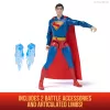 DC Comics SUPERMAN Epic Strike darbības figūra, 15 cm, autentisks filmas stils, 2 aksesuāri, rotaļlieta bērniem no 4 gadiem