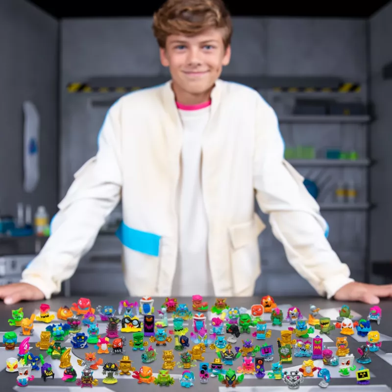 Moose Toys MrBeast Lab Swarms II Atomic 12-paka, 5 gadi, Daudzkrāsains