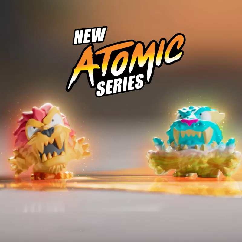 Moose Toys MrBeast Lab Swarms II Atomic 12-paka, 5 gadi, Daudzkrāsains