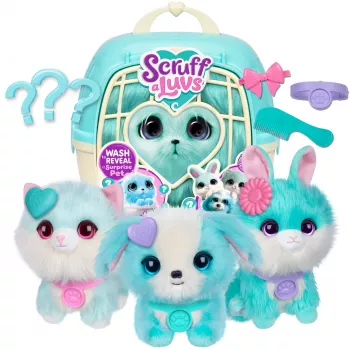 Scruff-a-Luvs Pet Scruffs Blue Plush Rotaļlieta Vienā Iepakojumā