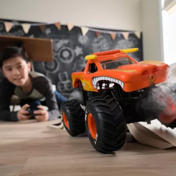 Monster Jam El Toro Loco RC Monster Truck ar dūmu efektu, 1:15 mērogs