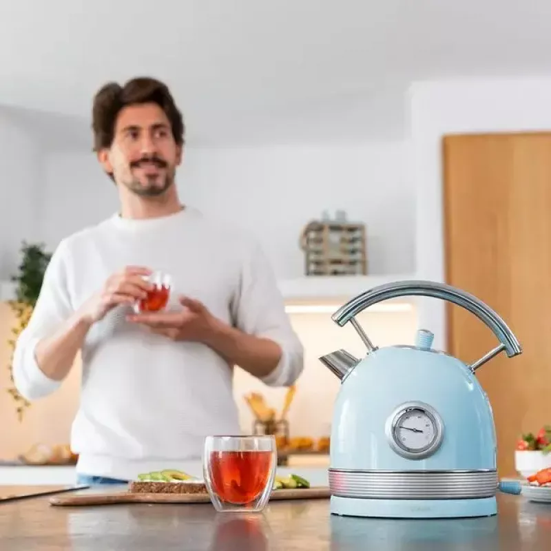 Cecotec tējkanna 1,8 L 2200 W gaiši zila