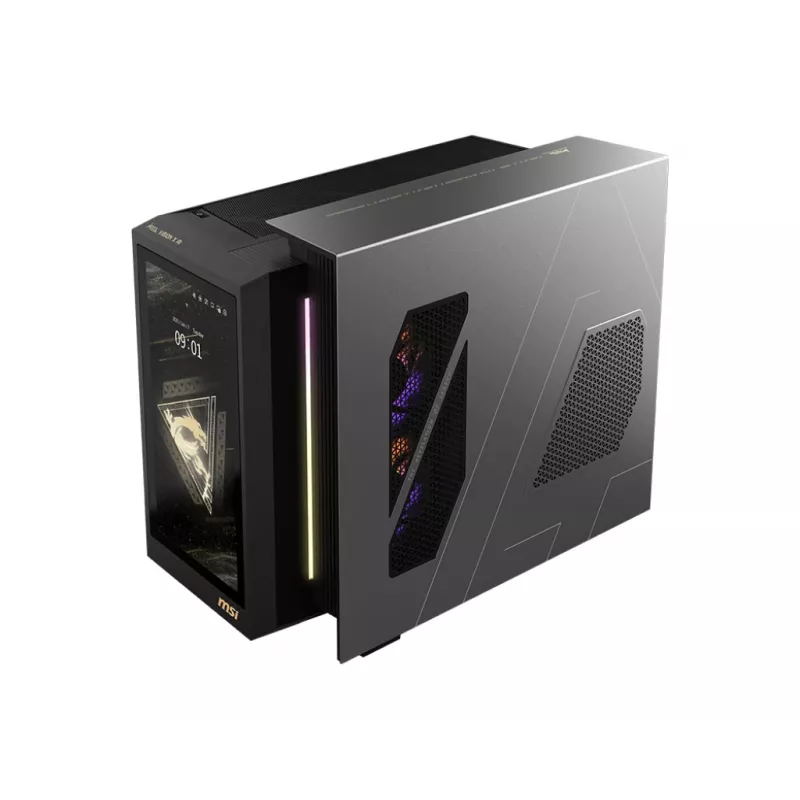 MSI MEG Vision X AI 2NVZ9-234AT Intel Core Ultra 9 285K 128 GB DDR5-SDRAM 2 TB SSD NVIDIA GeForce RTX 5090 Windows 11 Home galddators Melns
