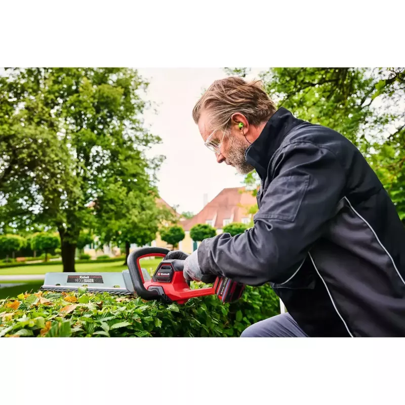 Bezvadu dzīvžoga šķēres EINHELL GP-CH 18/50 Li BL-Solo — 18V, 50 cm asmens