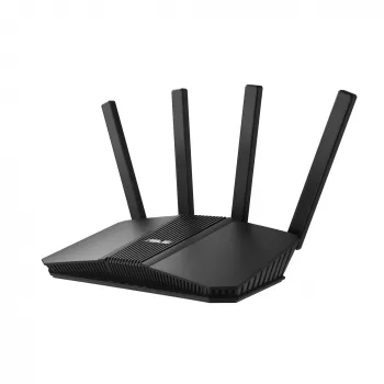ASUS RT-BE55 bezvadu maršrutētājs 2.5 Gigabit Ethernet divjoslu (2.4 GHz / 5 GHz) Melns