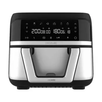 Cecotec Cecofry Dual 9000 karstā gaisa fritieris 9 L 2850 W melns nerūsējošs tērauds