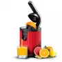 Lēnais sulu spiede Cecotec Xqueeze RetroJuice 600 600 W Melns Sarkans Nerūsējošais tērauds