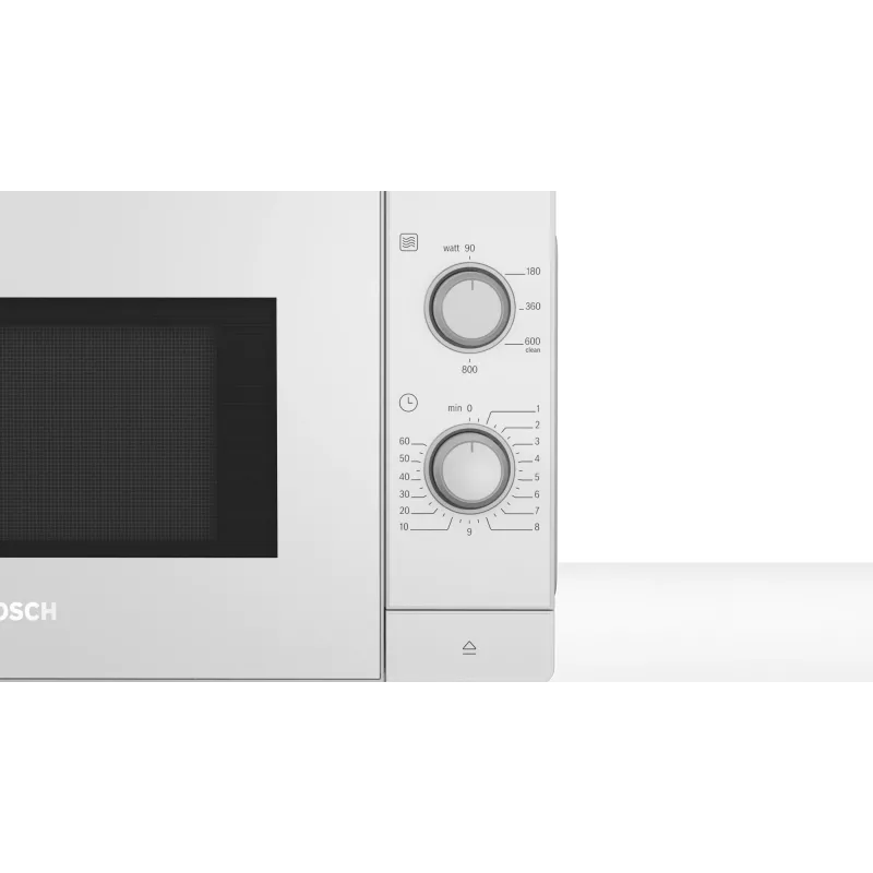 Bosch Serie 2 FL020MW0 baltais solo mikroviļņu krāsns, 20 L, 800 W