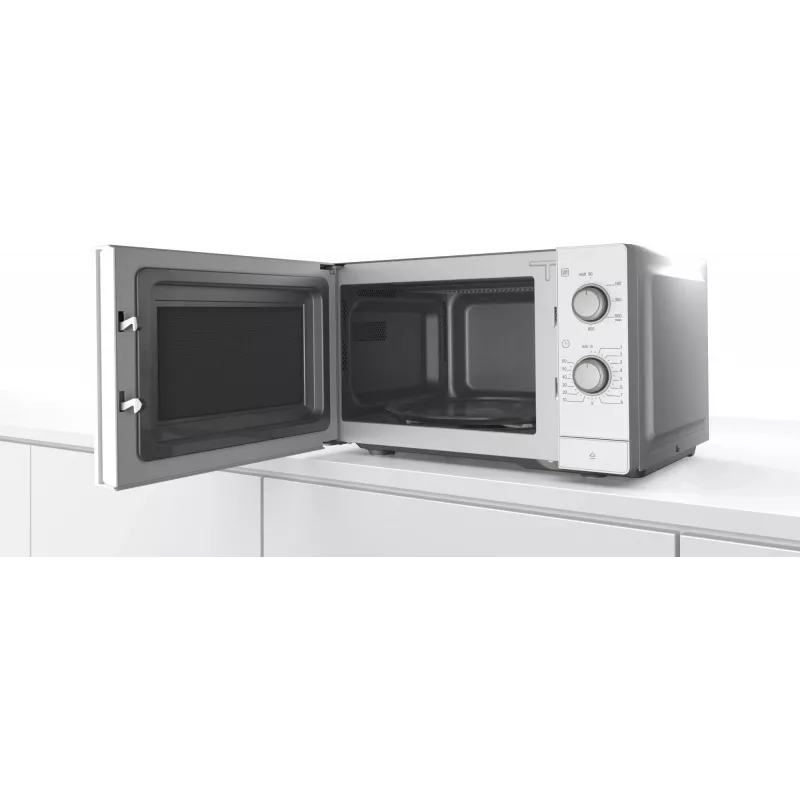 Bosch Serie 2 FL020MW0 baltais solo mikroviļņu krāsns, 20 L, 800 W