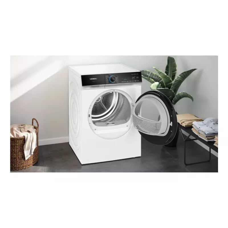 Siemens WR47B2C40 veļas žāvētājs Brīvstāvošs Priekšējā ielāde 9 kg Balts