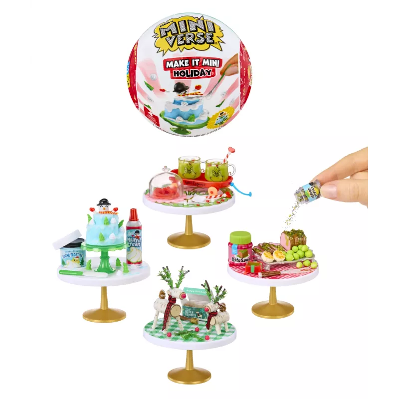 Miniverse Make It Mini Holiday radošais komplekts, 8+ gadi, Daudzkrāsains, Plastmasa