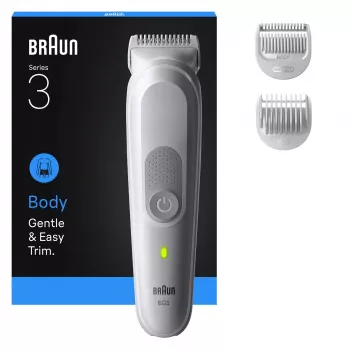 Braun Series 3 BG3530 ķermeņa matu griezējs/skūšanās aparāts Pelēks