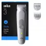 Braun Series 3 BG3530 ķermeņa matu griezējs/skūšanās aparāts Pelēks