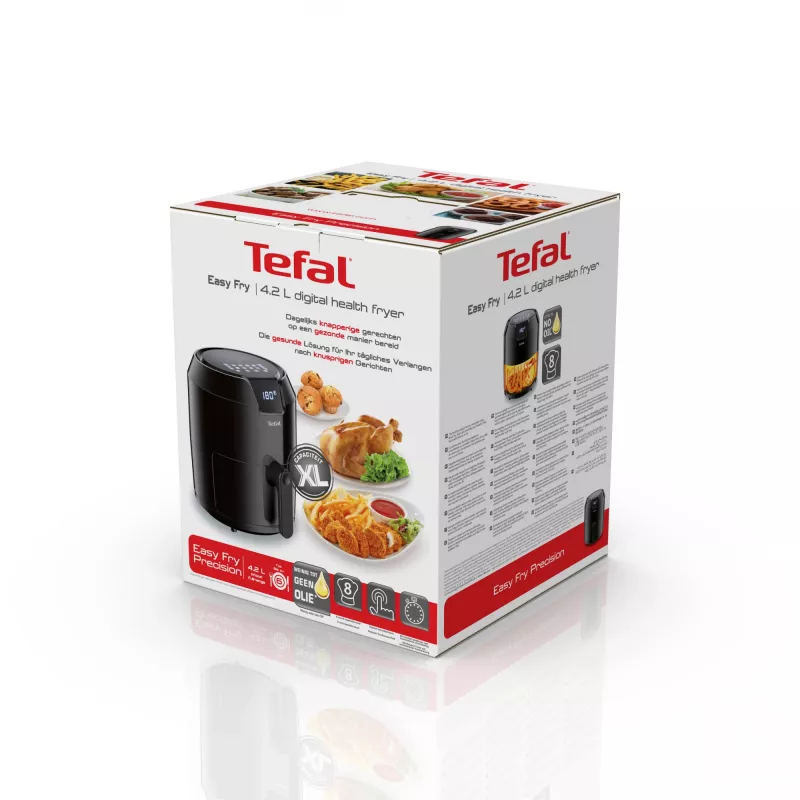 Tefal Easy Fry Precision EY4018 Karstā gaisa fritieris 4.2 L 1500 W Melns