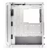 PC Midi Tower korpuss ENDORFY ARX 500 ARGB White — rūdīts stikls, atbalsta ATX/Micro-ATX/Mini-ITX, 3x140mm priekšā + 1x140mm aizmugurē, 1×3.5 collu + 6×2.5 collu vietas