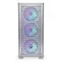 PC Midi Tower korpuss ENDORFY ARX 500 ARGB White — rūdīts stikls, atbalsta ATX/Micro-ATX/Mini-ITX, 3x140mm priekšā + 1x140mm aizmugurē, 1×3.5 collu + 6×2.5 collu vietas