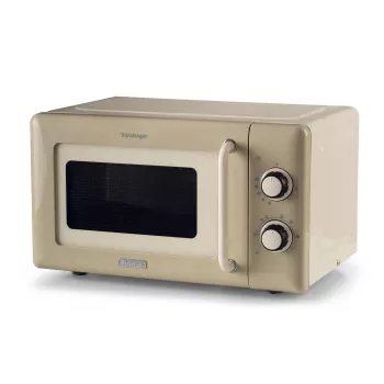 Ariete Vintage Line 3960 Retro mikroviļņu krāsns, 800W, 20L, 3 funkcijas, 5 līmeņi, taimeris, bēša