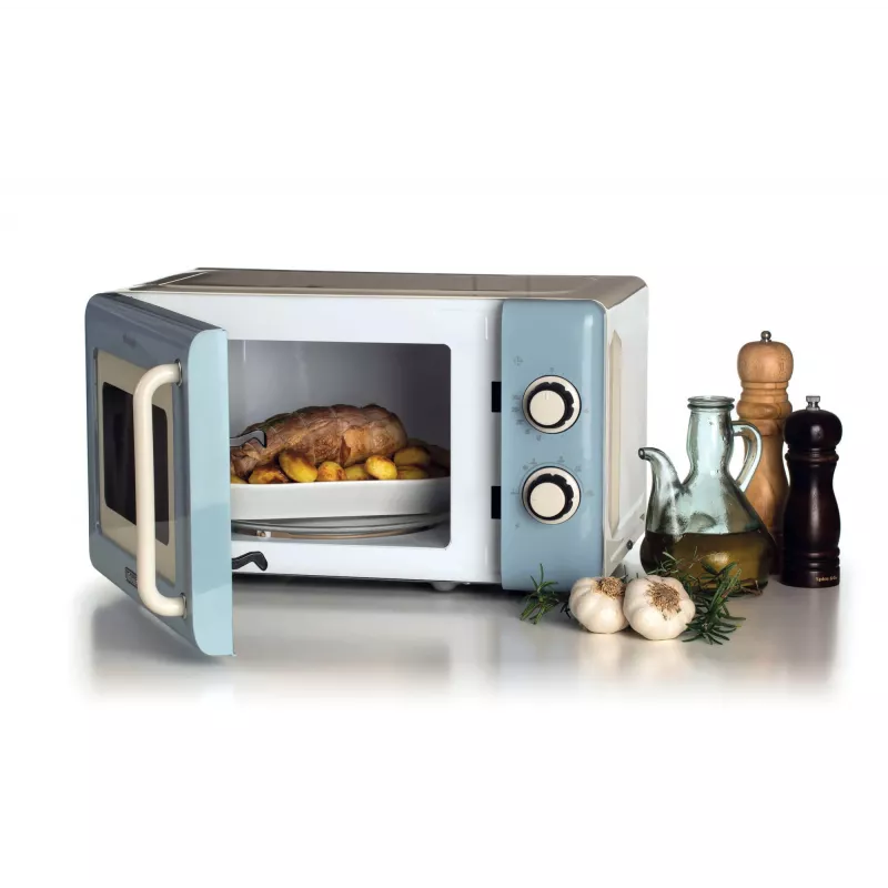 Ariete Vintage Line 3960 mikroviļņu krāsns, 800W, 20L, zila