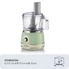 Virtuves kombains ARIETE Vintage Line 1781/04 — 1000 W, 2.1 L, zaļš
